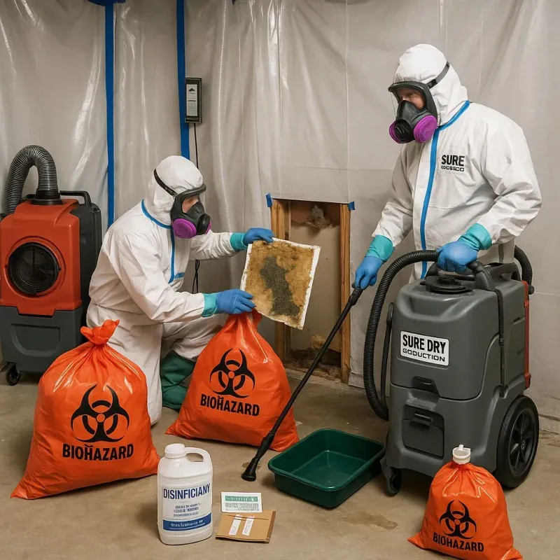 Contaminated Water Handling Protocols process in Winthrop, ME